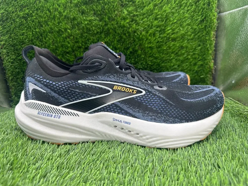 Brooks Glycerin GTS 22 1104461D013 Athletic Sneaker Men's 11.5D Black Jacquard
